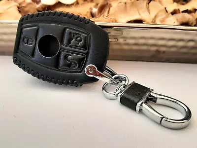 Leather Car Key Cover Case For Mercedes Benz W203 W210 W211 W124 AMG • $12.42