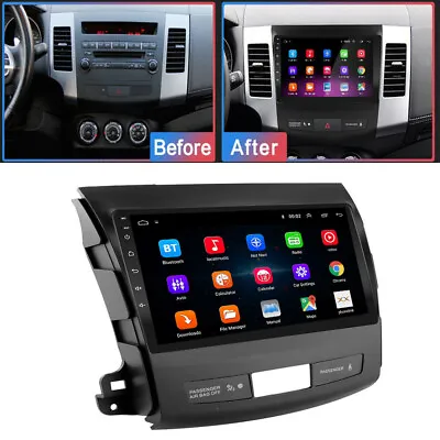 For 06-12 Mitsubishi Outlander Xl 2 Stereo Radio 9'' Android 13.0 Head Unit GPS • $99.99