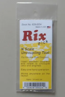 N Scale Uncoupling Tool Train Tracks Layout Rix  • $3.85