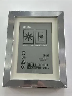 IKEA-RIBBA 3D WOOD Sliver PHOTO FRAME  4X6  (10X15 CM) 🖼️🖼️ • $13.95