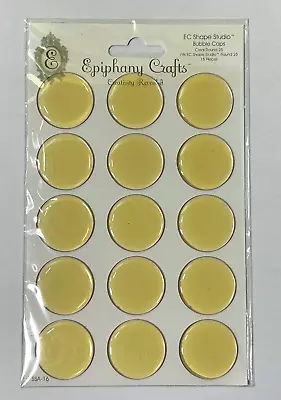 New Epiphany Crafts Shape Studio - Clear Round - SSA-16 - 1 Pack 15 Bubble Caps • $8.99