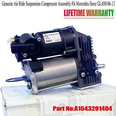 Genuine Air Ride Suspension Compressor Assembly For Mercedes-Benz GL450 06-12 • $175.55