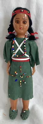 £7.95 • Buy Vintage Costume Doll Native American (d)