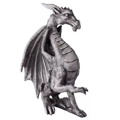 √ Gigantic Dragon Statue Indoor/Outdoor Medieval-Dragon Statue Courtyard Decor • £14.65