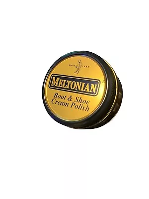 Meltonian USED Boot And Shoe Cream Polish (1.55 Oz) Black Noir 2  HALF FULL • $39.20