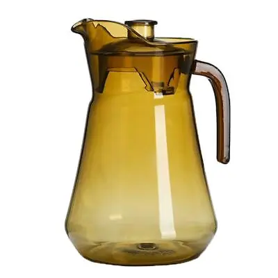 51-Ounces Glass Pitcher With Lid Hot/Cold Water Jug Juice And Iced Tea • £12.05