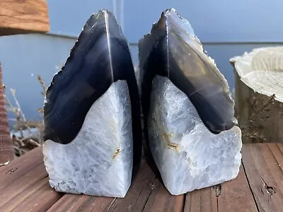 Agate Bookends Geode Bookends • $22