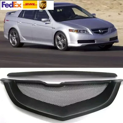 For Acura TL 04 05 06 07 08 Front Mesh Grille Black Shark Mouth Grill • $129