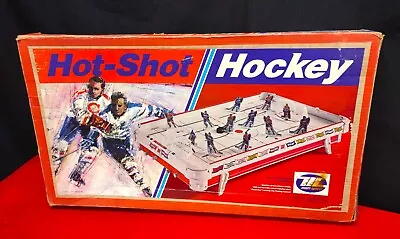 HOCKEY BOARD GAME-VINTAGE HOT-SHOT -1970s - COMPLETE - GOOD CONDTION WORKS 100% • $175