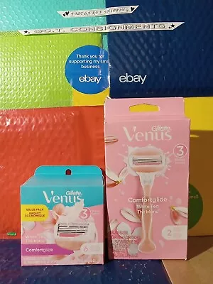 🆕️❗️🌸Gillette Venus ComfortGlide White Tea Women's Razor Cartridges❗️8+🆓️🪒💮 • $19.99