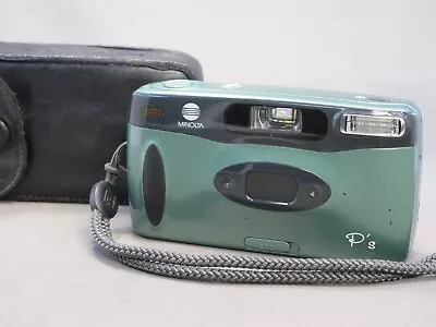 Minolta P's Panorama Only Point & Shoot 35mm Film Camera Green From JAPAN • $72.17