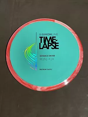 New MVP Axiom Neutron Stock Time-Lapse Driver Golf Disc Simon Line Turquiose 173 • $19