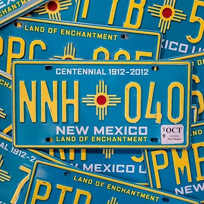 NEW MEXICO LICENSE PLATE 🔥FREE SHIPPING🔥 ~ 1  W/RANDOM LETTERS & NUMBERS  • $19.99