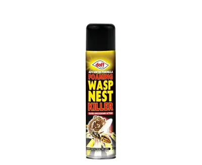 Doff Foaming Wasp Nest Killer High Strength Rapid Knockdown Action Spray 300ml • £9.28