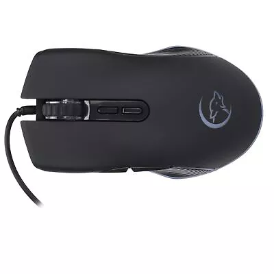 (Black) Wired Gaming Mouse Ergonomic Programmable Gaming Mice 4 Colors • £10.44