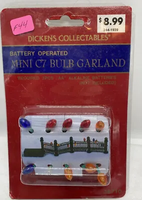 Dickens Collectables Christmas Village Accessory MINI GARLAND Dollhouse F44 • $19.54