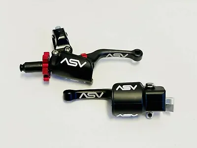 ASV C6 Shorty Pro Pack Brake & Clutch Lever Black YFZ 450R Raptor 125 250 700 • $332