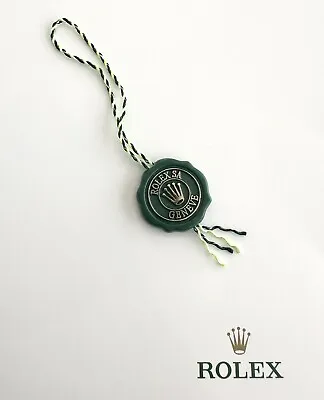 Genuine ROLEX Green Hang Tag - Certified Superlative Chronometer Seal • $39