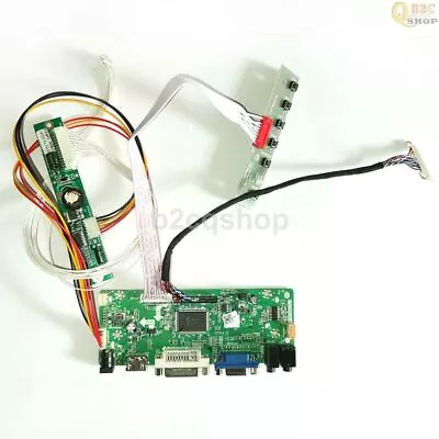 HDMI VGA DVI LCD Driver Controller Board Monitor Kit For LC216EXN 1366X768 • $27.53