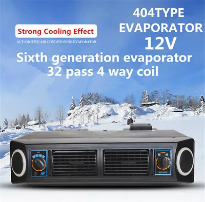 Universal 12V A/C AC KIT Underdash Evaporator Compressor Air Conditioner 3 Speed • $259.41