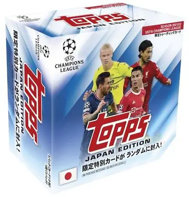 2021/22 Topps Uefa Champions League Soccer Japan Edition Hobby Box • $51.95