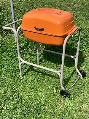 PK Grills Grill Smoker Charcoal Wood BBQ Cast Aluminum Vintage MCM • $249.95