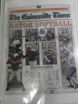 UF Florida Gators Softball 2007 Poster • $15