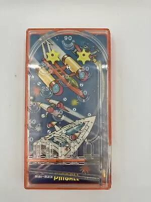 Vintage 1976 Bluebox Mini Mate Handheld Pinball Game Space Background • £9.99