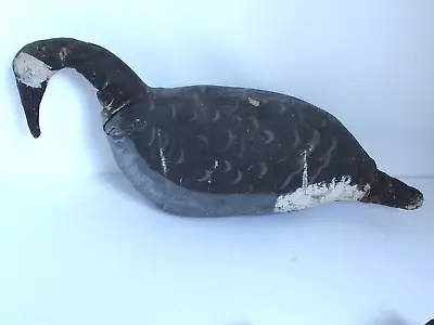 Antique Canvas Goose Decoy Handmade And Painted Folk Art • $75