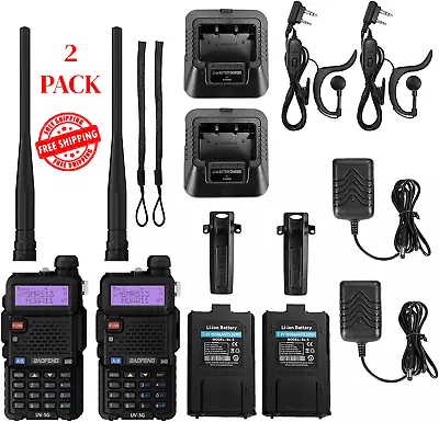 Digital Handheld Radio Scanner Fire Police 2 Way Transceiver Dual VHF FM EMS NEW • $87.90