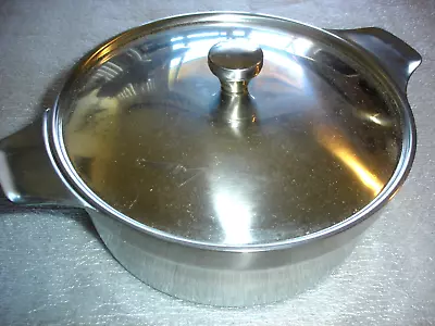 Vintage Rare  Hackman Sorsakoski Stainless Steel Finland Cooking Stock Pot • $34.99