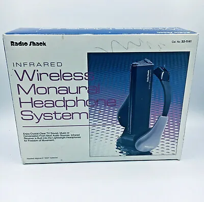 $32.21 • Buy Radio Shack Wireless Monaural Headphones System 33-1141 OB New Old Sock