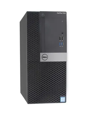 Dell Optiplex 7040 Desktop Intel Core I7 3.40 GHz 16GB 256 GB SSD Windows 10 Pro • $139.99