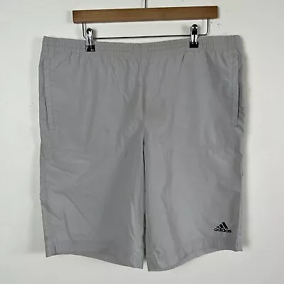 Adidas Men’s Shorts Elastic Waist Polyester Cotton Size Small • $8.54