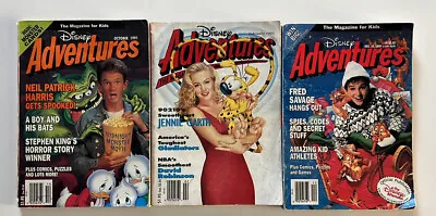 Vintage Disney Adventures Magazine Lot • $10