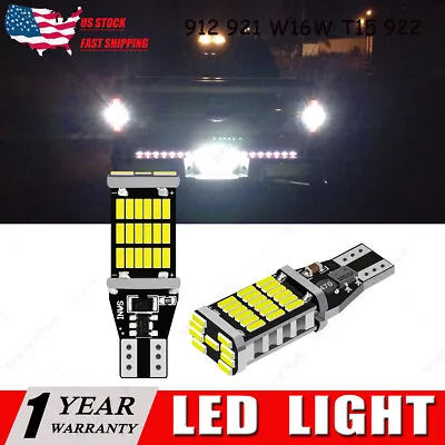 921 LED Back Up Reverse Light Bulbs For Ford F-150 2009-2014 Super Bright 6000K • $8.99