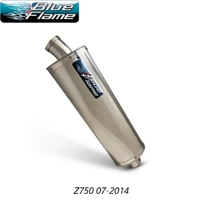 Z750 Exhaust 2007-2014- Kawasaki- Blueflame Stainless Steel Single Port • $247.14