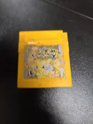 Pokemon Yellow Special Pikachu Edition Original Game Only  • $55