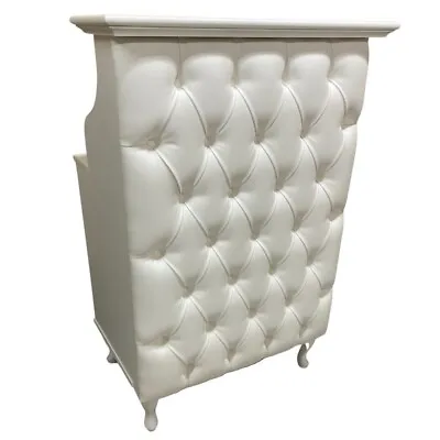 Small Salon Reception Desk With Padded Front - French Style Shabby Chic • £595
