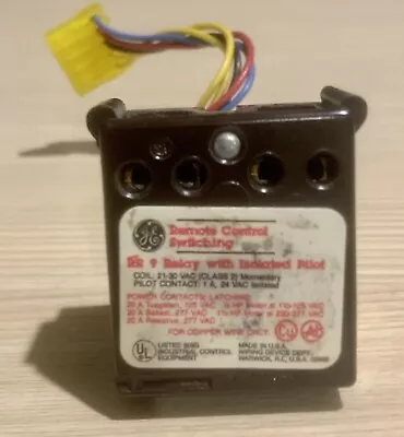 (No Box) GE Total Lighting Control RR9 Relay W/ Isolated Pilot Coil:21-30Vac • $39.99