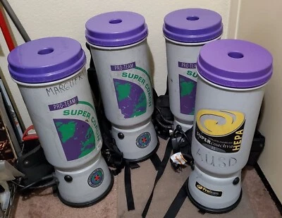 $100 • Buy ProTeam Super Coach 10QT Backpack Vacuum, (Local Pickup Only)