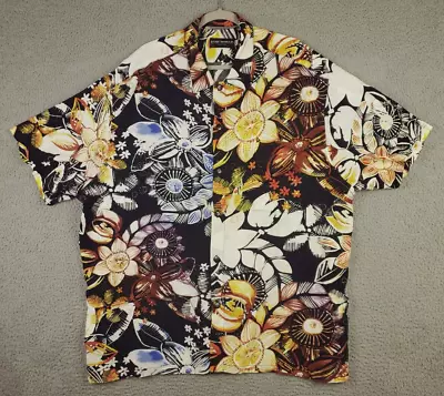 Jams World Spun Crushed Japanese Crinkle Rayon Hawaiian Shirt  Tribeca  Mens XXL • $49.99