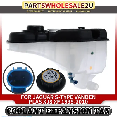 $35.99 • Buy Pressurized Coolant Reservoir For Jaguar S-Type XJ8  Vanden Plas W/ Cap 603-664
