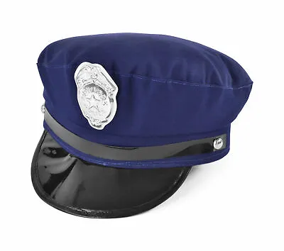 £5.95 • Buy New York Cop Hat American NYC Police Blue Chief Fancy Dress Costume