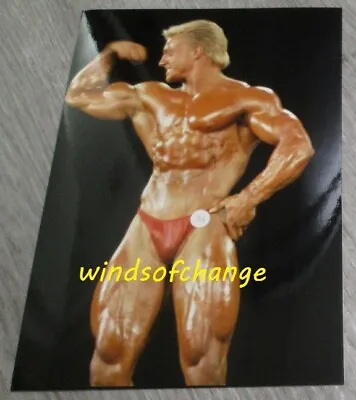 Found Photo Sexy Man Bodybuilding Muscles Flex Tight Underwear Gay Interest Q150 • $6.99