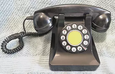 Microtel Telephone Model 999 Rotary Push Button Phone Black  • $12