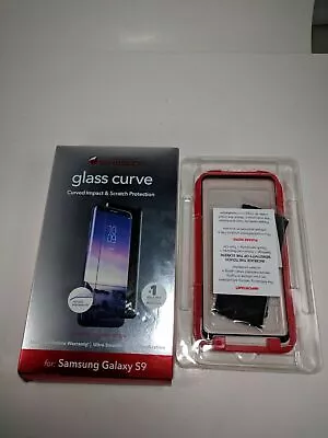 ZAGG Invisible Shield Glass Curve Elite Screen Protector Samsung Galaxy S9 Used • $8.99