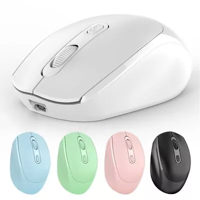 $19.21 • Buy Dual Mode Wireless Bluetooth Mouse Rechargeable Silent Ergonomic For Laptop PC