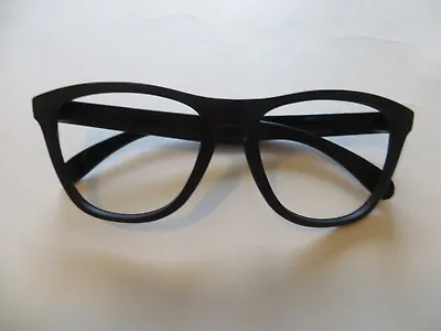 Oakley Frogskins Sunglasses  Frame Only Flat Black White Lettering • $69.99