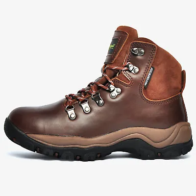 WATERPRROF LEATHER Cotswold Barnwood Hiking Walking Trail Boots Size 3 4 5 • £29.99